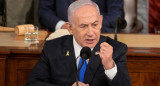 Benjamín Netanyahu en el Capitolio de los Estados Unidos. Foto: REUTERS.