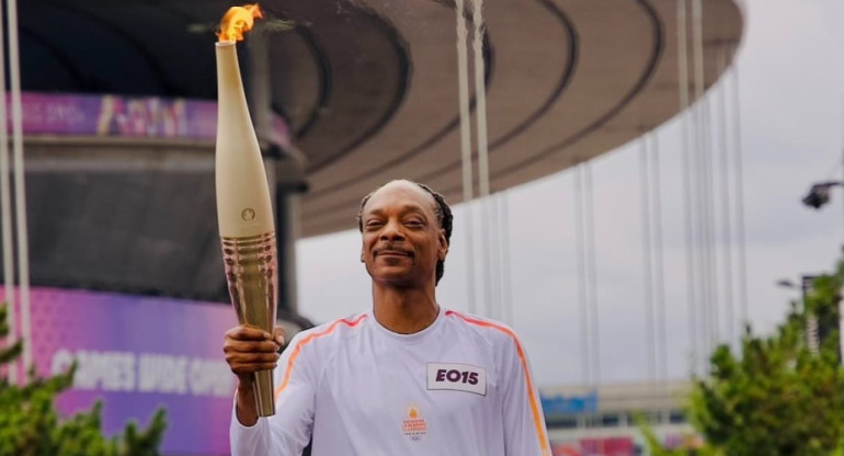 Snoop Dogg en los Juegos Olímpicos de París 2024. Foto: X.