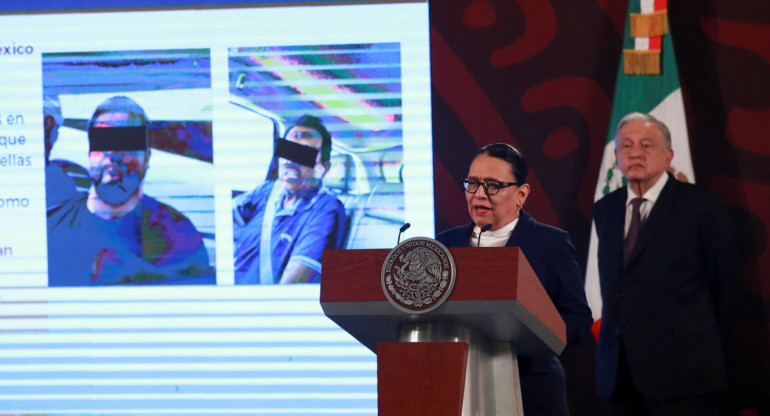 Rosa Icela Rodríguez, secretaria de Seguridad y Protección Ciudadana de México. Foto: REUTERS.
