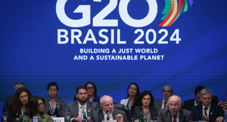 Cumbre de ministro del G20 en Brasil. Foto: EFE.