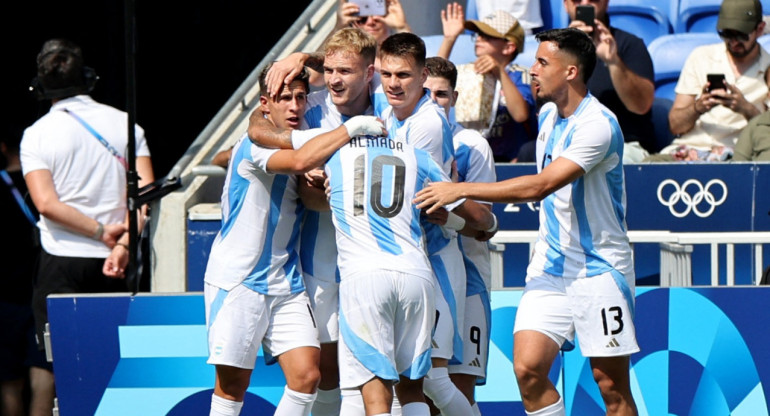Selección Argentina Sub 23; Juegos Olímpicos París 2024. Foto: Reuters.