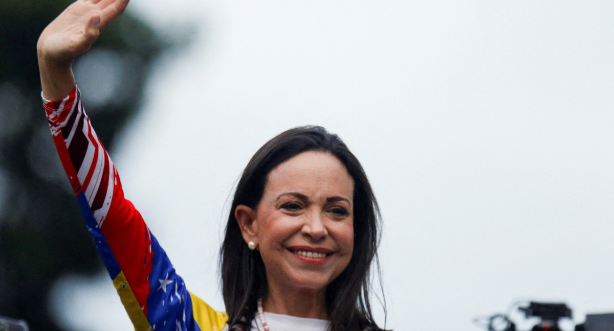 María Corina Machado, líder de la oposición venezolana. Foto: Reuters