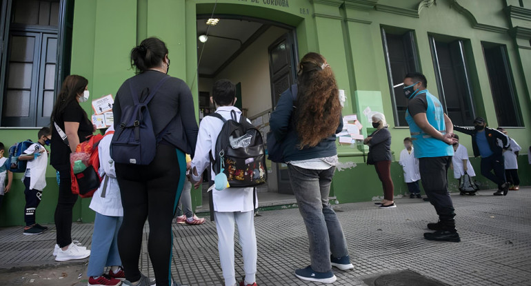 Vuelta a las clases tras las vacaciones de invierno. Foto: NA.