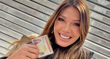 Catherine Fulop fue a votar. Foto: Instagram.