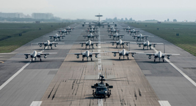 Presencia de la Fuerza Aérea de Estados Unidos en Japón.