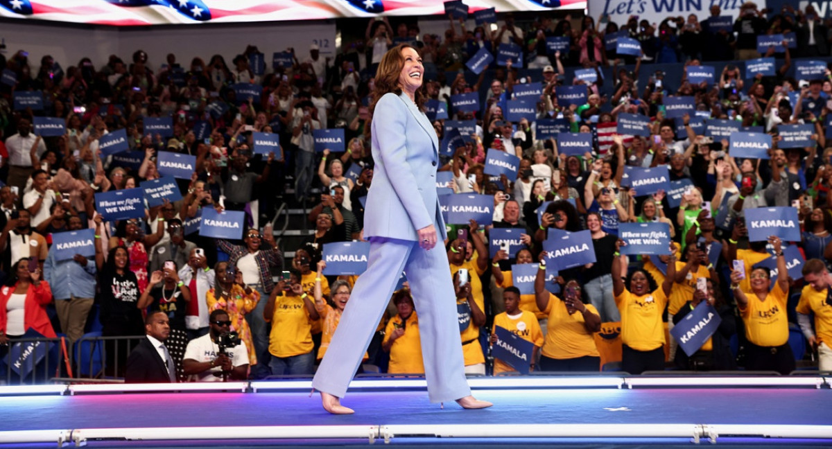 Kamala Harris, vicepresidente de Estados Unidos. Foto: Reuters.