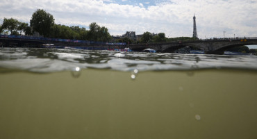 Río Sena; Juegos Olímpicos de París 2024. Foto: Reuters.