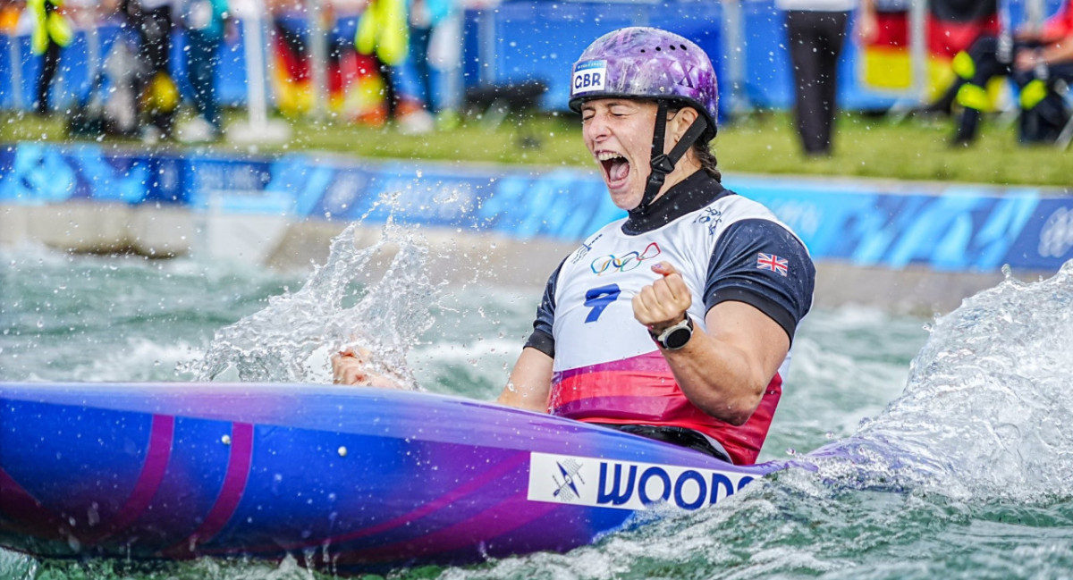 La atleta Kimberley Wood consiguió una medalla de bronce. Foto: X