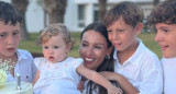 Pampita y sus hijos. Fuente: Instagram.