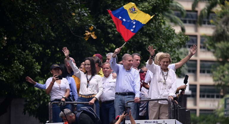 María Corina Machado y Edmundo González Urrutia. Foto: Reuters.