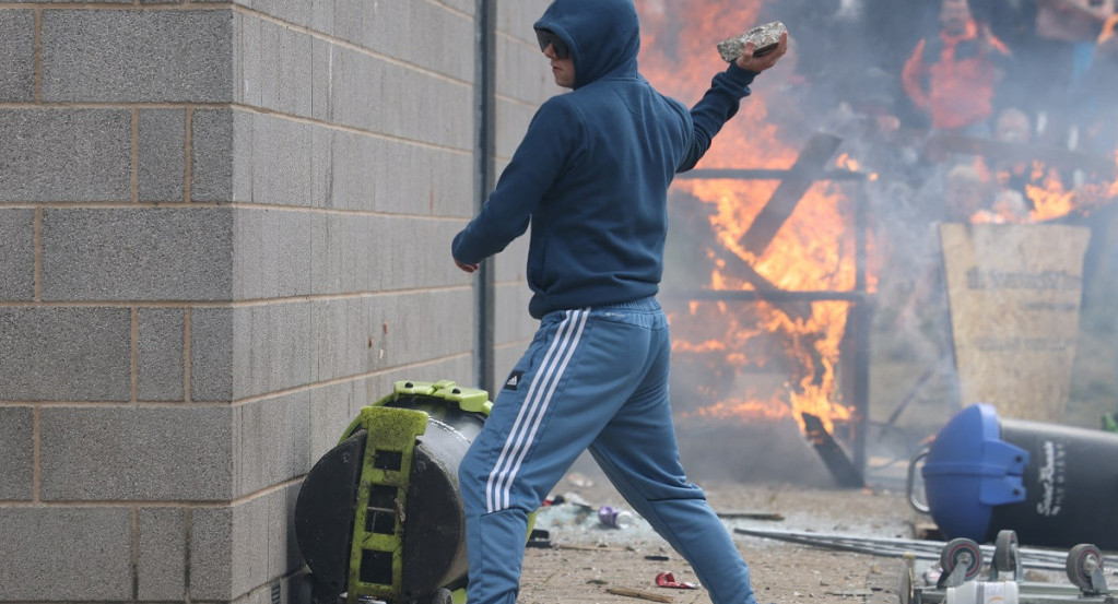 Protestas en el Reino Unido. Foto: Reuters.