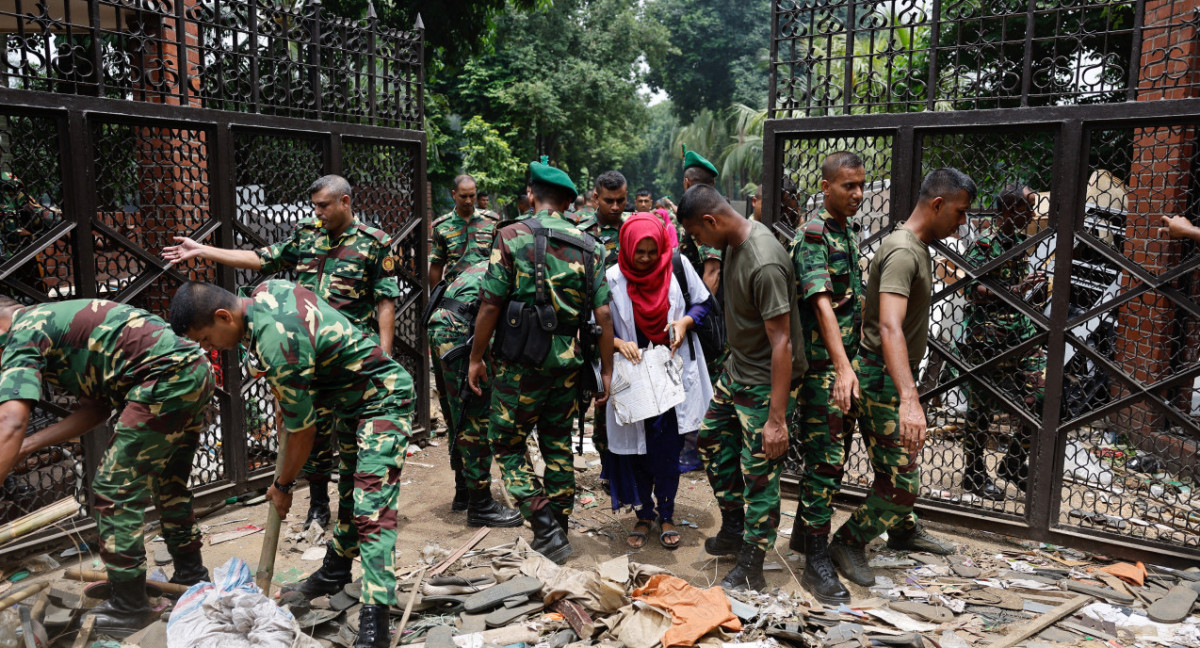 Crisis en Bangladesh. Foto: Reuters.