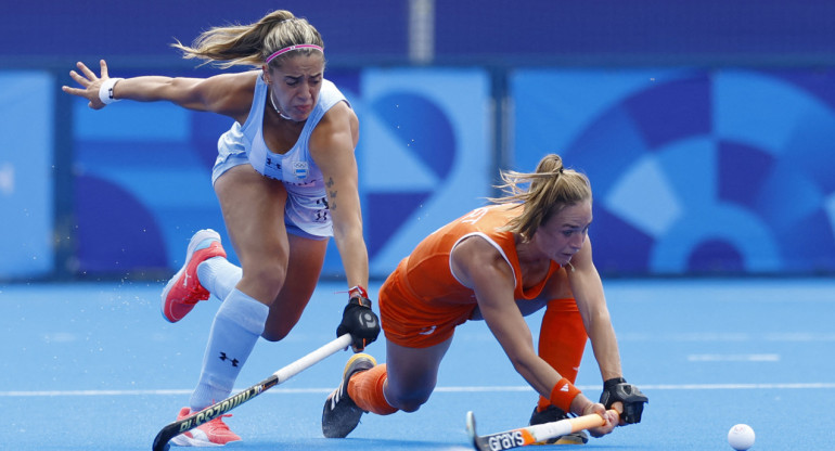 Países Bajos, Argentina, Las Leonas, Juegos Olímpicos de París 2024. Foto: Reuters.