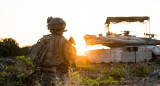 Soldados israelíes en la Franja de Gaza; guerra Israel-Hamás: Foto: X @idfonline