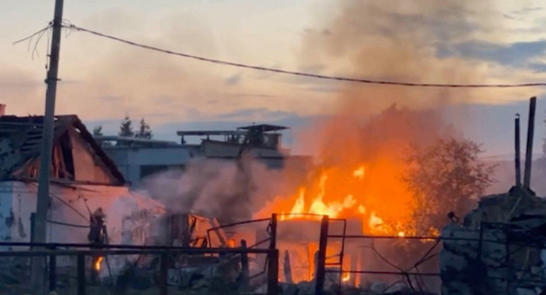 Ataques ucranianos en Kursk, Rusia. Foto: Reuters.