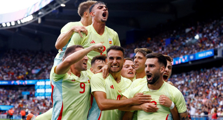 Francia vs España, final Juegos Olímpicos París 2024. Foto: Reuters