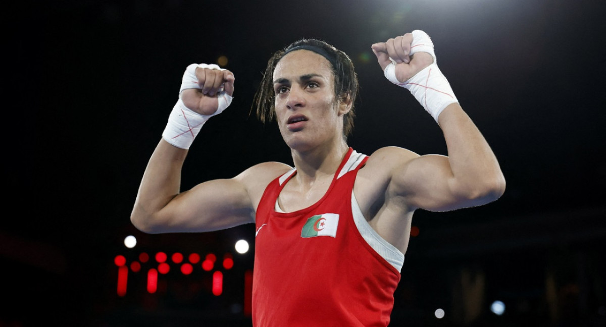 Imane Khelif ganó el oro en los Juegos Olímpicos de París 2024. Foto: Reuters