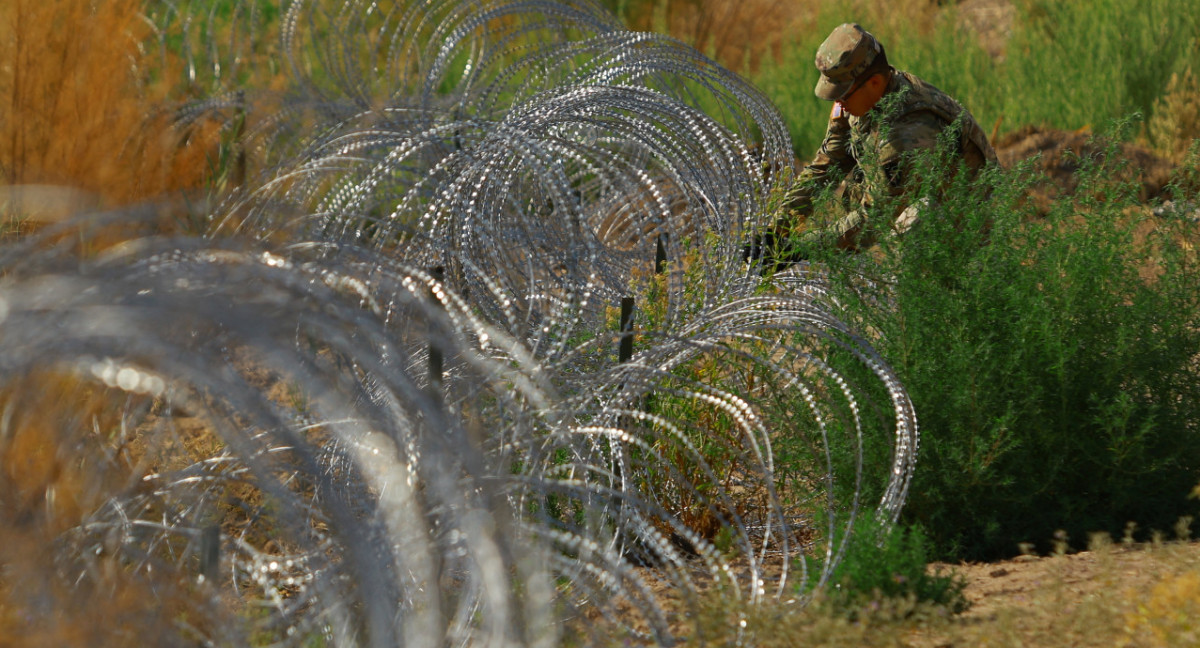 Frontera entre Estados Unidos y México. Foto: Reuters.