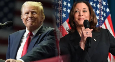 Donald Trump y Kamala Harris, los candidatos a las elecciones en EEUU. Foto: Reuters.