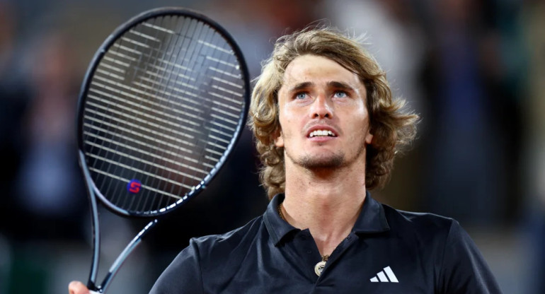 El tenista alemán, Alexander Zverev. Foto: NA.