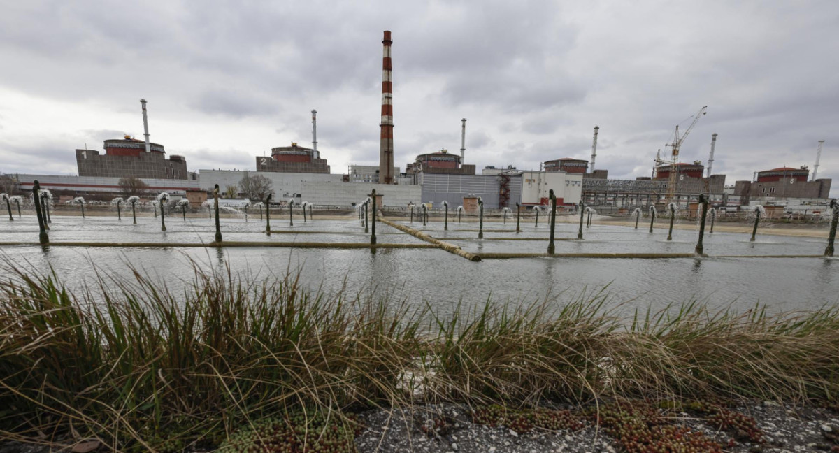 Planta nuclear de Zaporiyia. Foto: EFE.