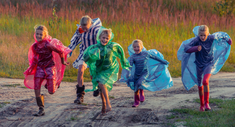 Lluvias para el día del niño. Foto: Unsplash.