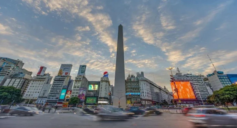 El clima en la Ciudad de Buenos Aires. Foto: NA.