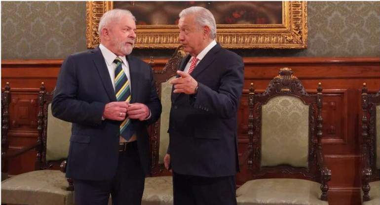 Lula da Silva y Andrés Manuel López Obrador. Foto: @lopezobrador_.