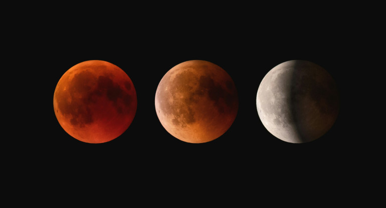 Eclipse lunar. Foto: Unsplash