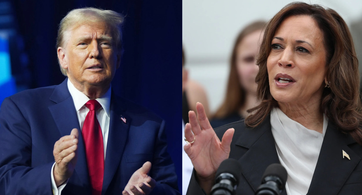 Kamala Harris y Trump, EEUU. Foto: EFE