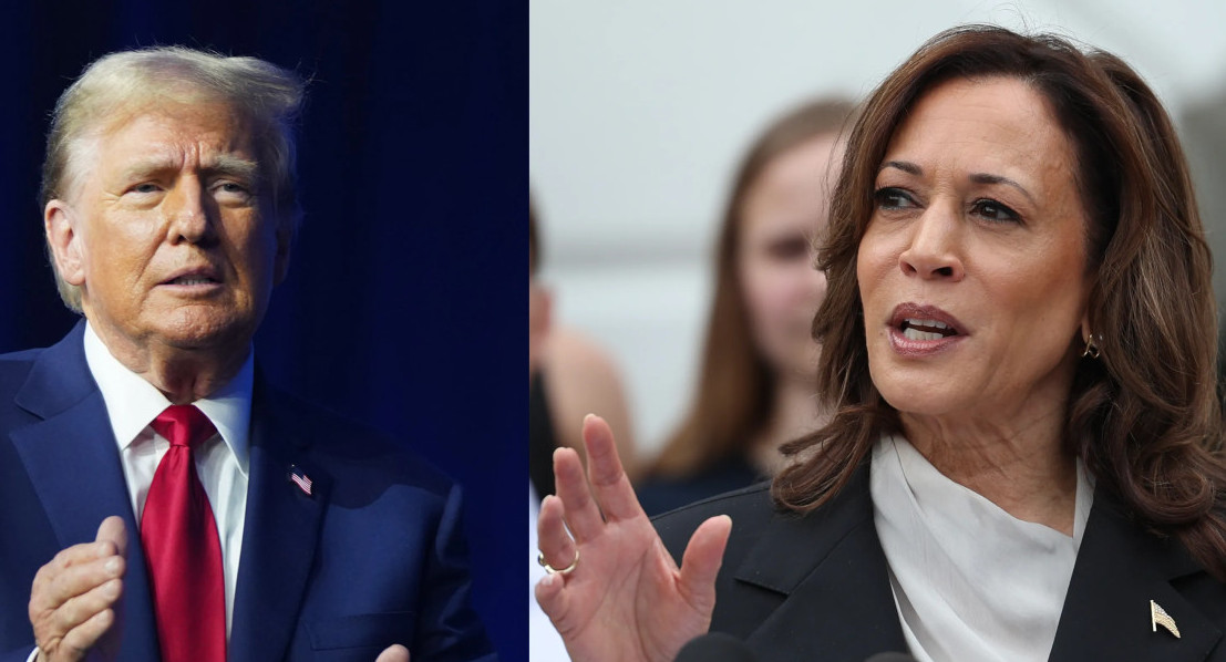 Kamala Harris y Trump, EEUU. Foto: EFE