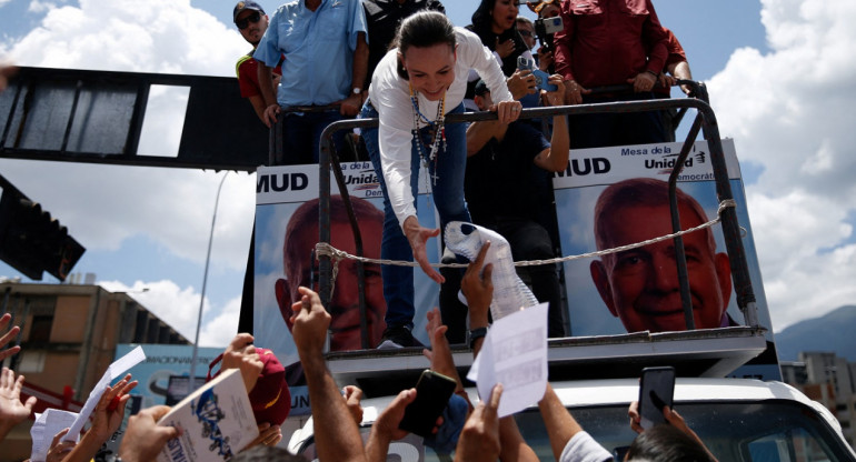 María Corina Machado, Venezuela. Foto: Reuters