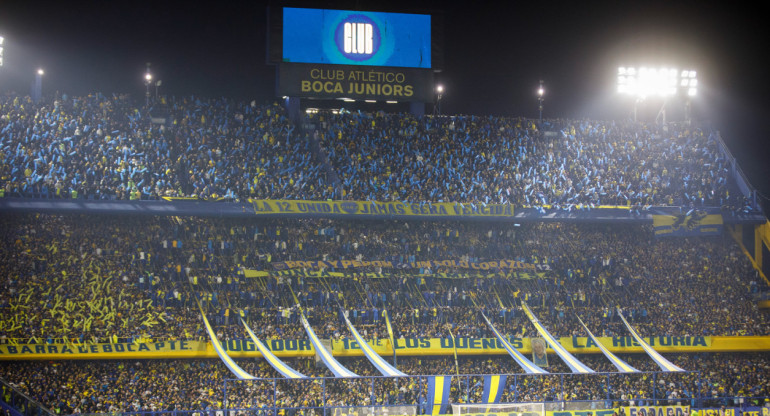 Hinchada de Boca Juniors. Foto: X @BocaJrsOficial