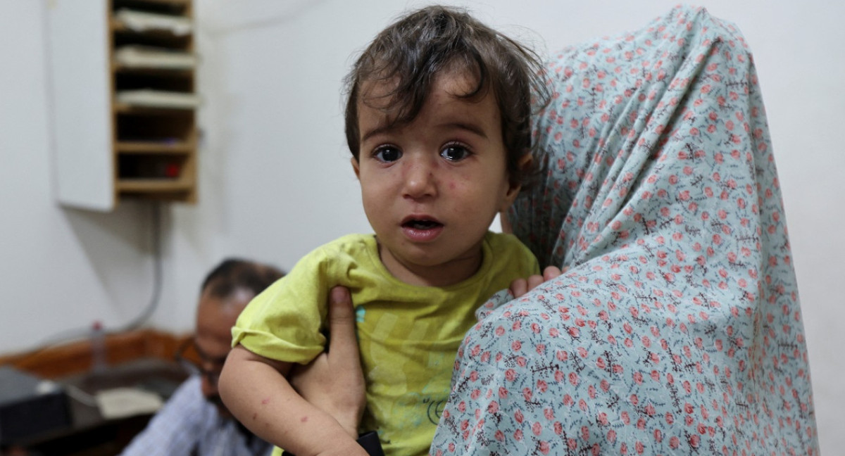 La polio está afectando a los niños en la Franja de Gaza. Foto: Reuters.