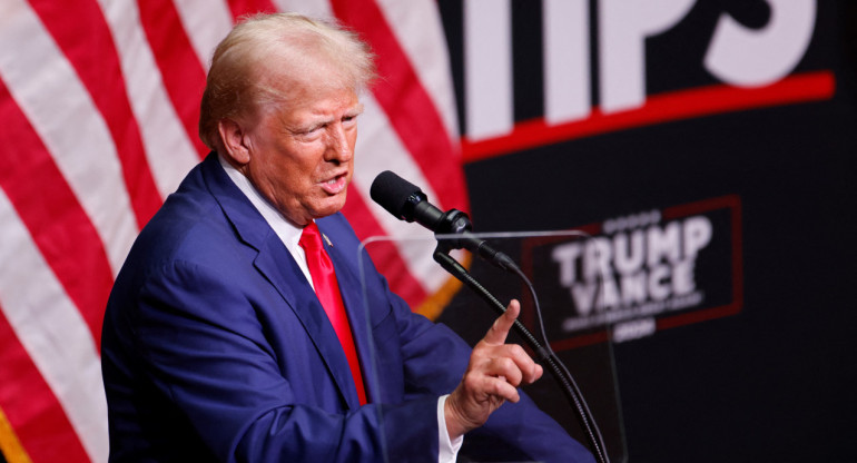 El candidato presidencial republicano, Donald Trump. Foto: Reuters.