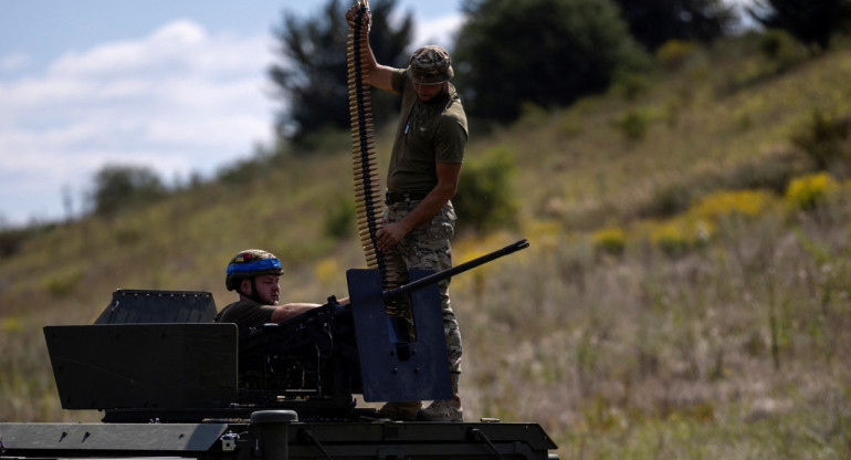 Soldados ucranianos en Kursk. Foto: Reuters