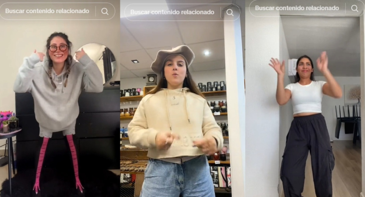 El trend del rengo en Tik Tok.  Fuente: TikTok