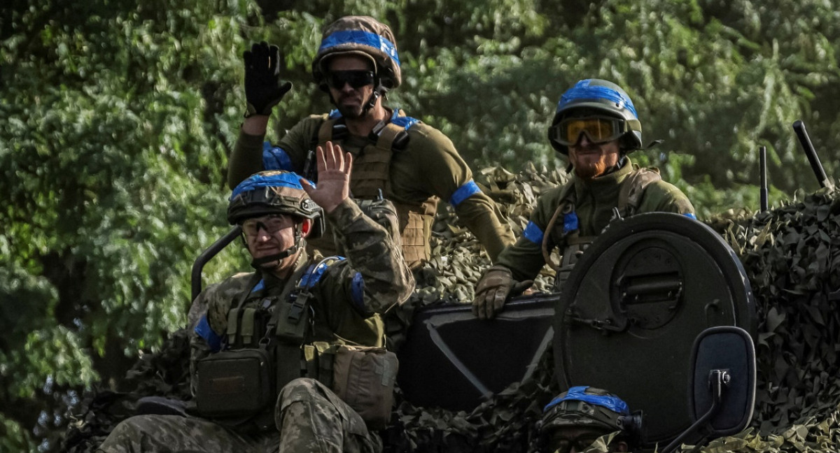 Soldados de Ucrania en Kursk. Foto: Reuters.