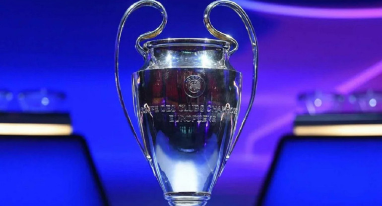 Trofeo de la Champions League. Foto: NA