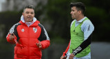 Marcelo Gallardo y Marcos Acuña. Foto: Instagram @riverplate