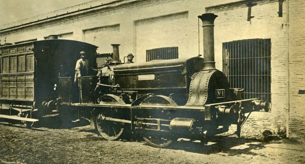 La locomotora La Porteña se usó para trasladar cadáveres al cementerio de la Chacarita