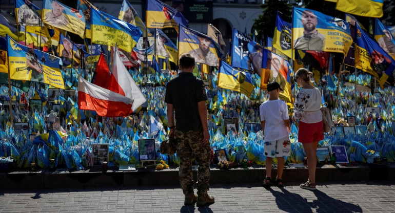 Ucrania celebra su Día de la Independencia. Foto: Reuters