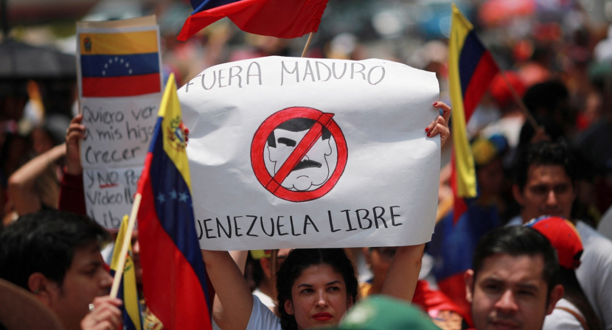 Manifestaciones contra Nicolás Maduro; elecciones en Venezuela. Foto: Reuters