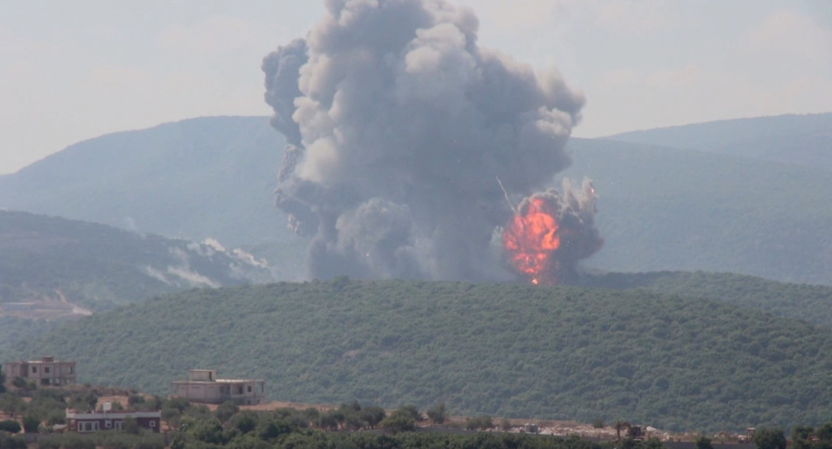 Ataque de Israel en el Líbano a modo de respuesta a Hezbollah. Foto: Reuters.