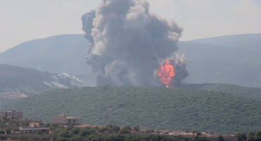 Ataque de Israel en el Líbano a modo de respuesta a Hezbollah. Foto: Reuters.