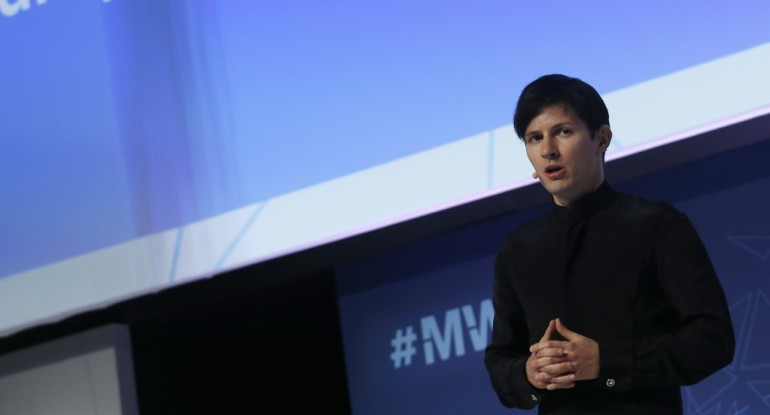 Pavel Durov, CEO de Telegram. Foto: Reuters.