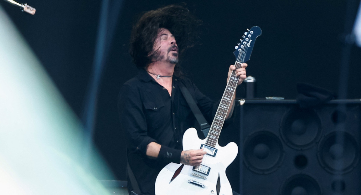 Dave Grohl de Foo Fighters. Foto: Reuters.