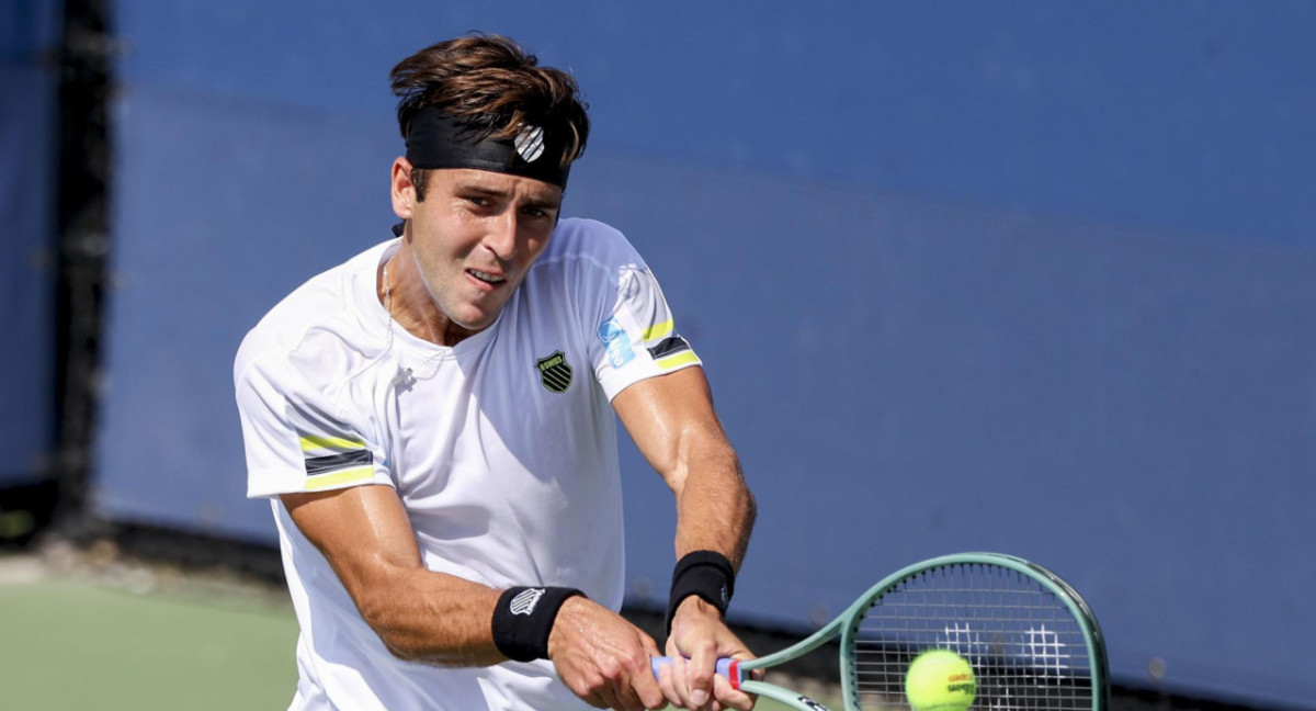 Tomás Etcheverry en el US Open. Foto: EFE.