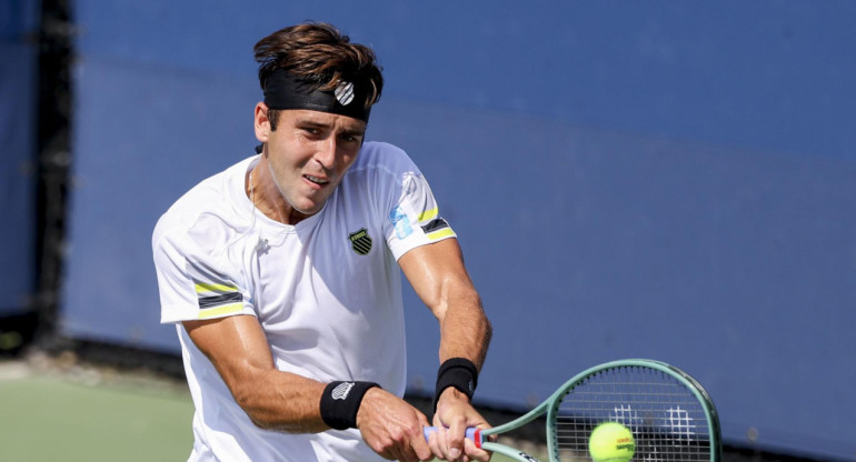 Tomás Etcheverry en el US Open. Foto: EFE.