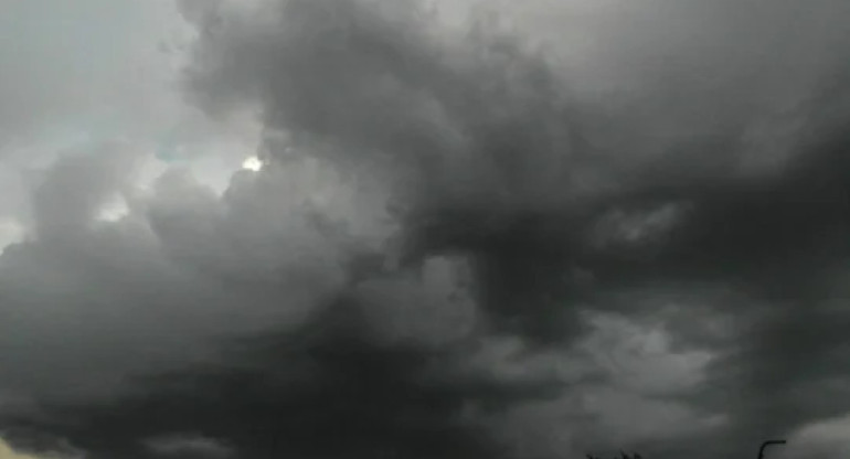 Tormenta de Santa Rosa. Foto: NA.